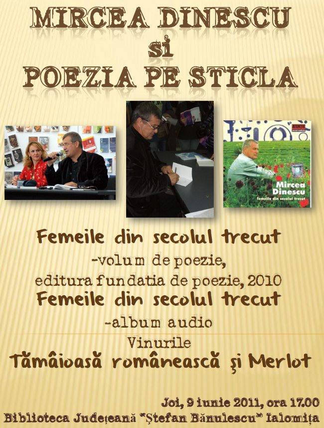 Mircea Dinescu si Poezia pe sticla